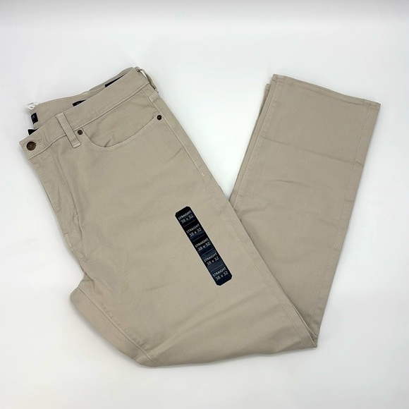 J Crew Factory Straight-fit garment-dyed five-pocket pant Stone 38/32 NWT BW460 - Picture 5 of 12